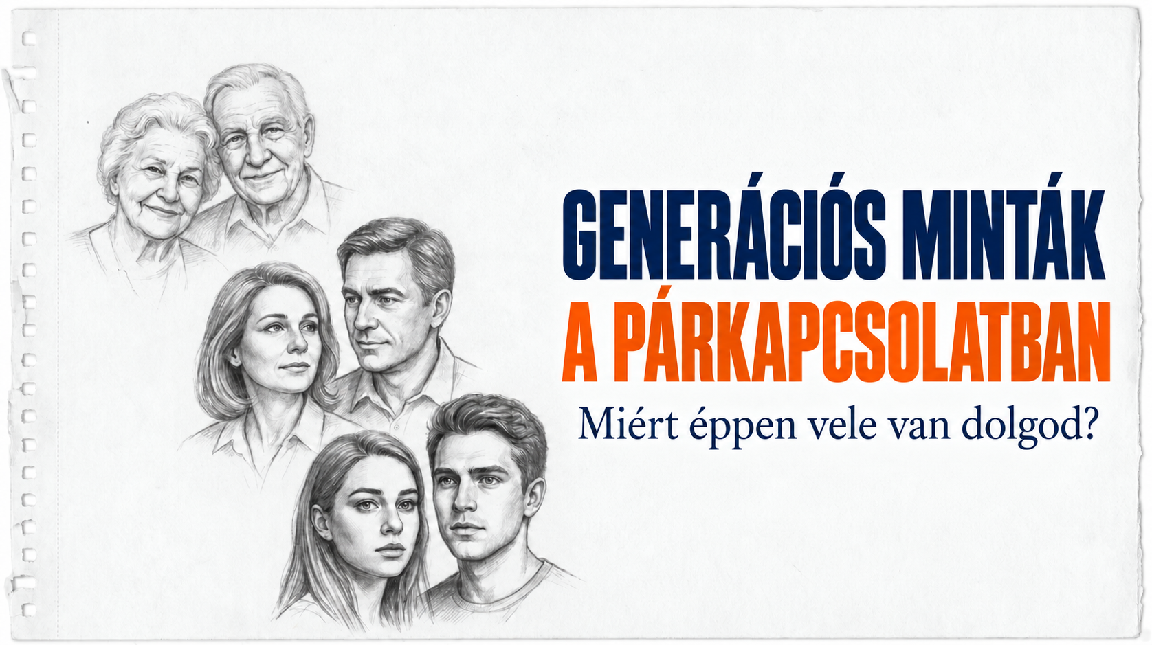 A generációs minták összekapcsolódását és a párkapcsolati konfliktusok hátterét szemléltető illusztráció az AnaLog módszerben.